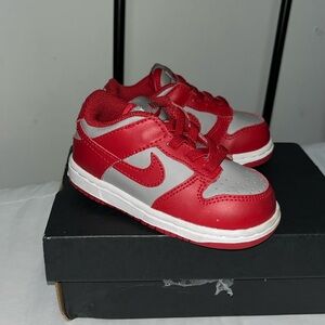 Red/Grey dunks toddler